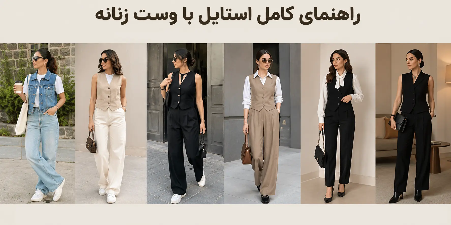 راهنمای کامل استایل با وست زنانه | از استایل کژوال تا رسمی